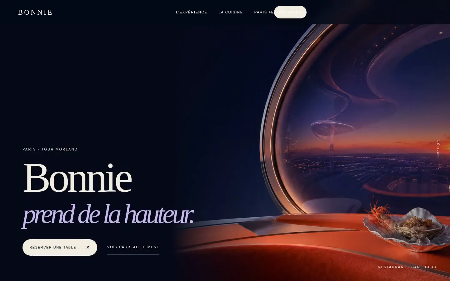 Aperçu spéculatif et non officiel de Bonnie Paris