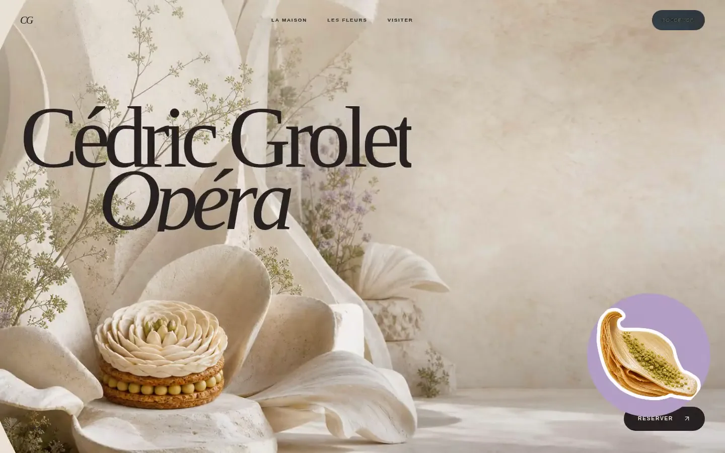 Aperçu spéculatif et non officiel de Cédric Grolet Opéra