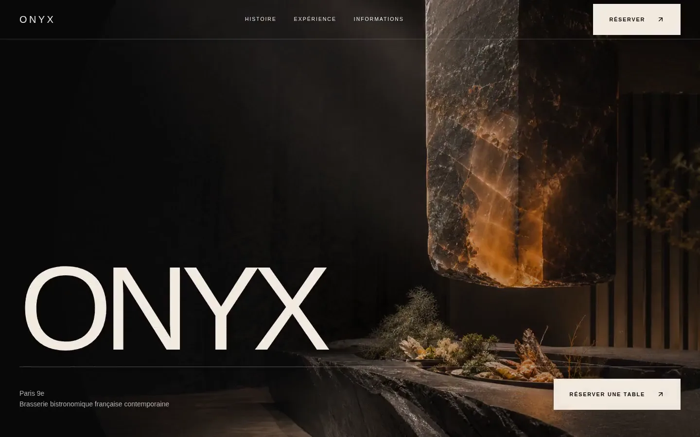 Aperçu spéculatif et non officiel de ONYX Paris
