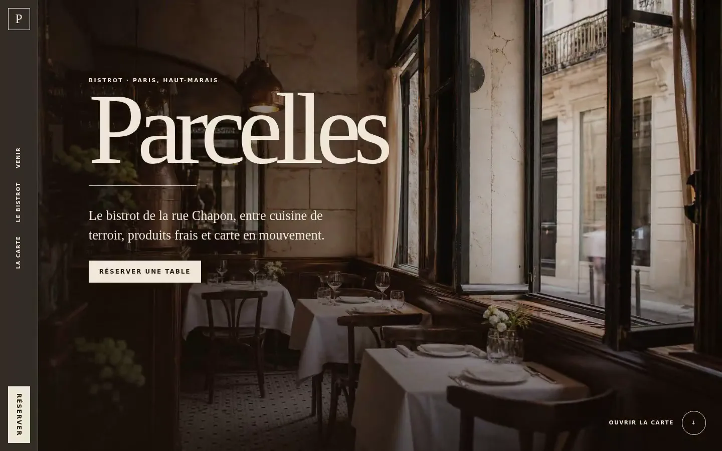 Aperçu spéculatif et non officiel de Parcelles