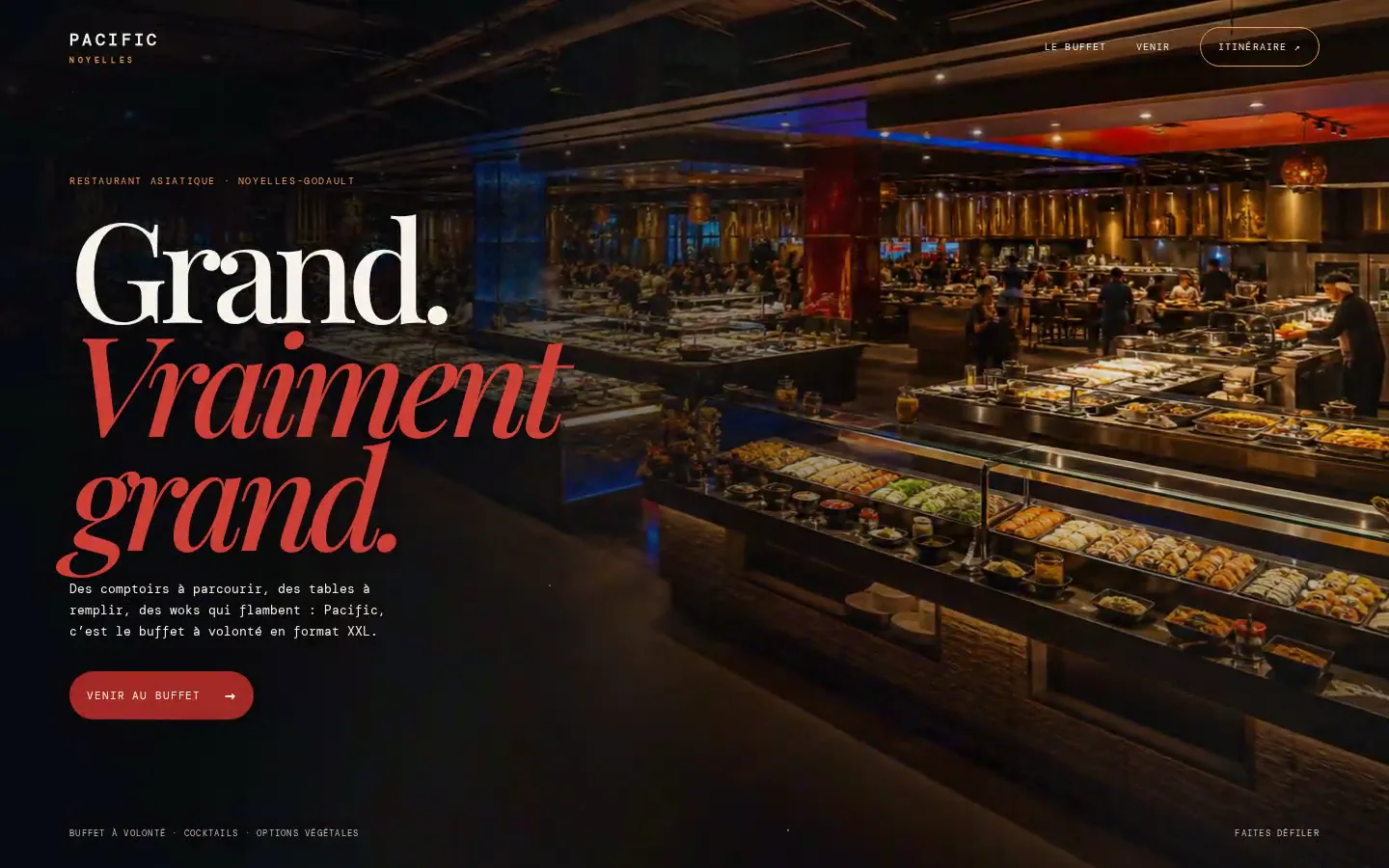 Aperçu spéculatif et non officiel de Restaurant Pacific Noyelles - Godault