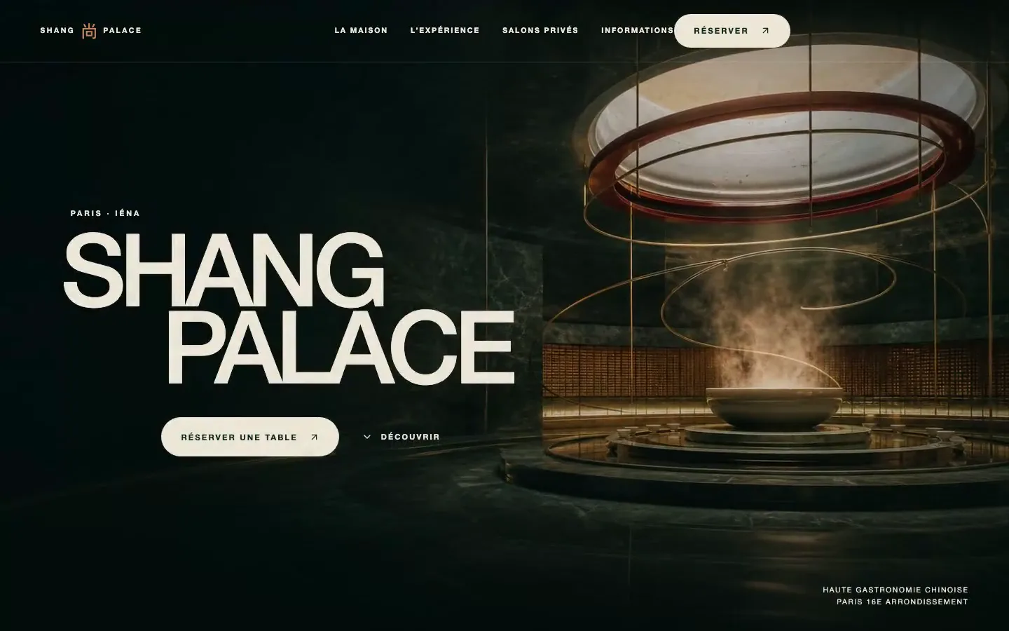 Aperçu spéculatif et non officiel de Shang Palace Paris