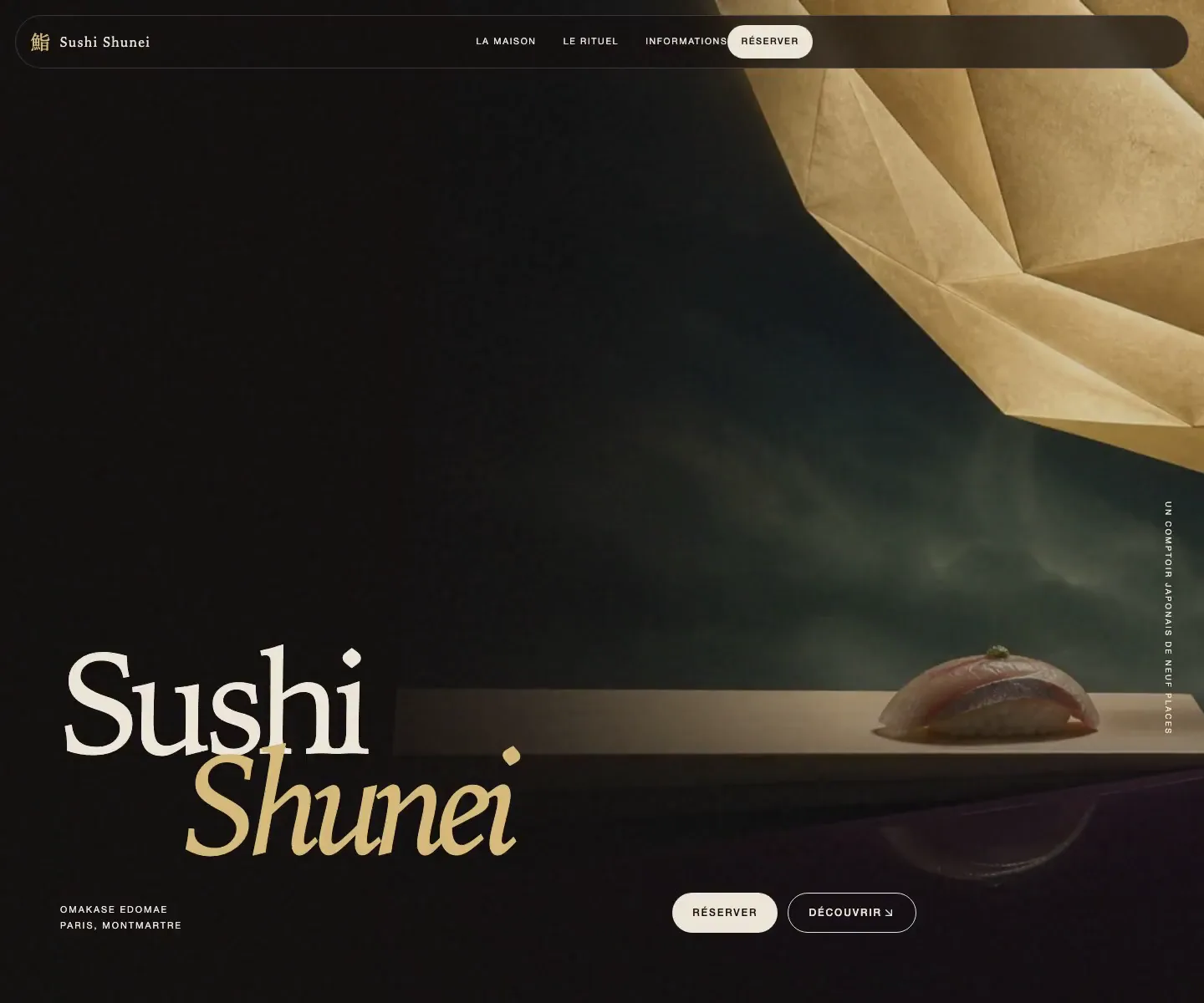 Aperçu spéculatif et non officiel de Sushi Shunei