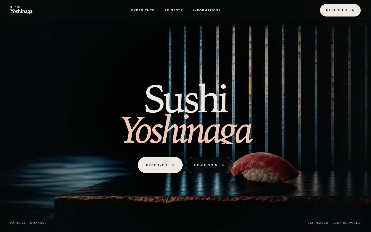 Aperçu spéculatif et non officiel de Sushi Yoshinaga